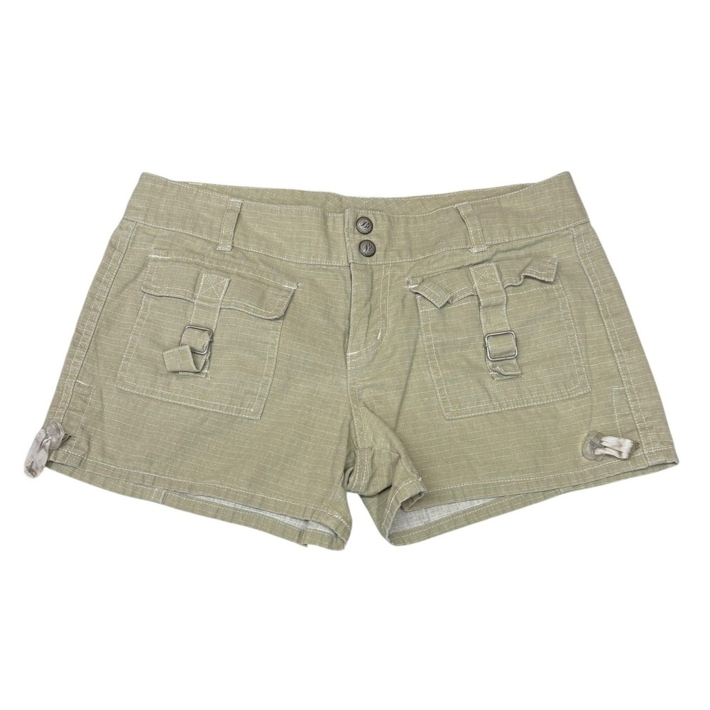 BeBop Y2K Cargo Shorts Low Rise Utility Pockets Grunge Summer Festival Indie 7